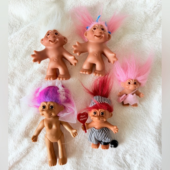 Russ Other - Russ & DAM Troll Dolls - Lot of 5